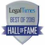 Legal Times Best of 2019 Hall of Fame badge